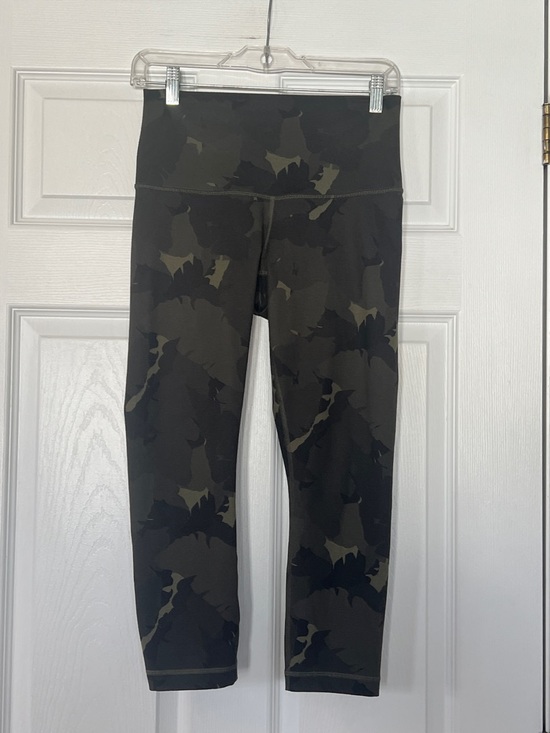 lululemon athletica Pants - lululemon athletica Olive Green & Black Camo High-Rise Leggings